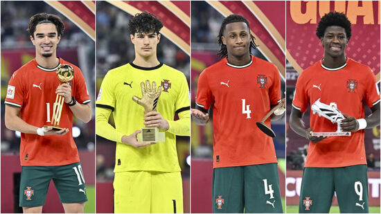 Melhor jogador, melhor guarda-redes, MVP da final e 2.º melhor marcador:  Portugal 'limpa' prémios no Mundial sub-17 - Últimas - Now