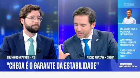 Frente a Frente | Bruno Gonçalves (PS) e Pedro Frazão (Chega)