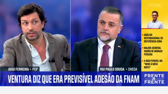 Frente a Frente | João Ferreira (PCP) e Rui Paulo Sousa (Chega)