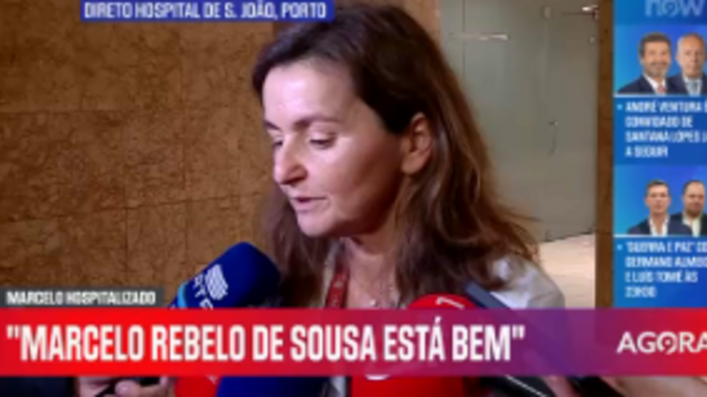 «Marcelo Rebelo da Sousa está bem mas é previsível que fique internado nos próximos dias»