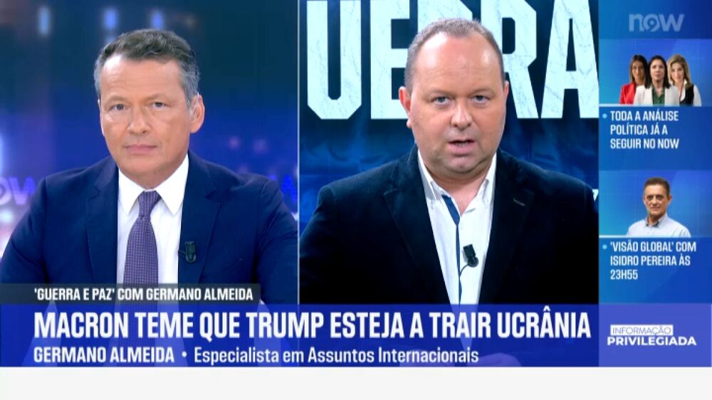 «A vitória de Putin é que consegue discutir o futuro da Ucrânia com um agente imobiliário» 