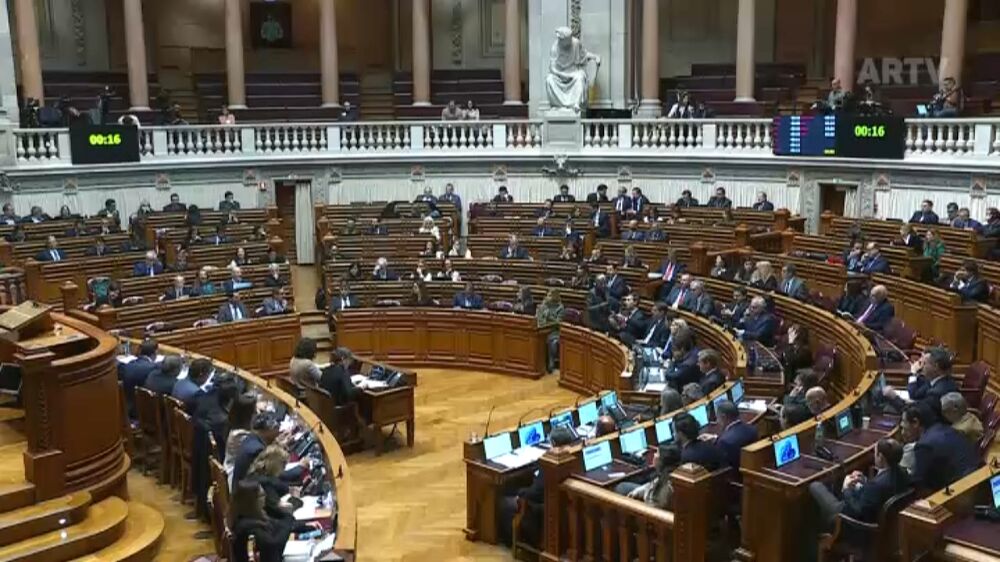 Sessão na Assembleia da República, em Lisboa