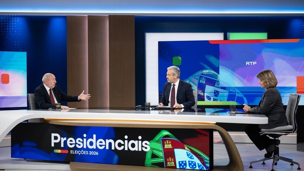 António Filipe e Catarina Martins no debate presidencial