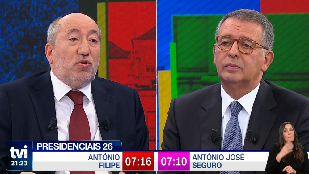 António Filipe e António José Seguro debatem sobre as presidenciais