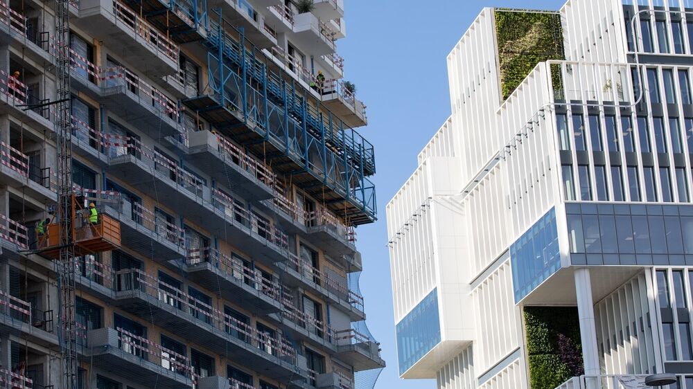 casas, prédios, imobiliário