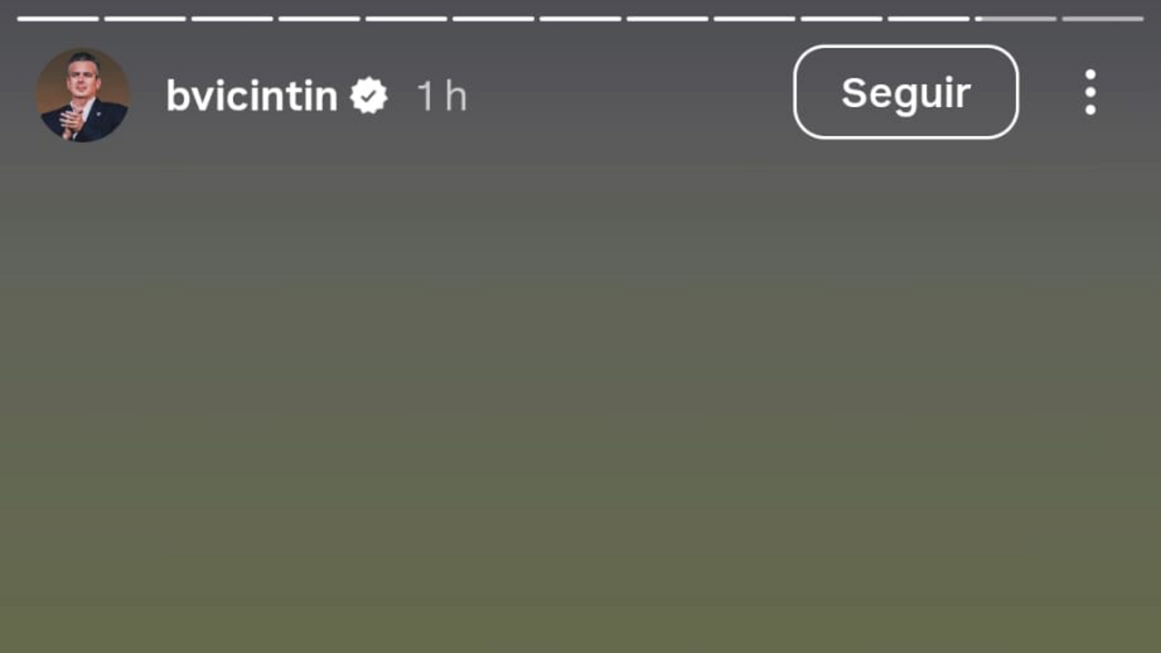 Stories de Vicintin no Instagram