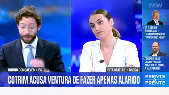 Frente a Frente | Bruno Gonçalves (PS) e Rita Matias (Chega)