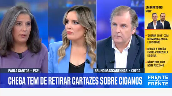 Frente a Frente | Paula Santos (PCP) e Bruno Mascarenhas (Chega)