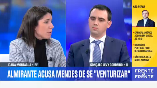 Frente a Frente | Joana Mortágua (BE) e Gonçalo Levy Cordeiro (IL)