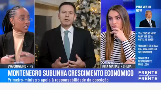 Frente a Frente | Eva Cruzeiro (PS) e Rita Matias (Chega)