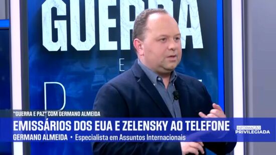 Plano de Paz: «Zelensky está a ser o mais razoável possível sabendo que a Rússia não vai aceitar» 