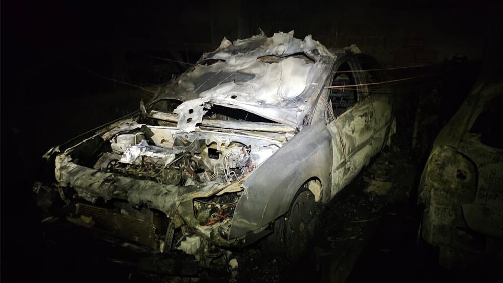 Incêndio destrói carro de Jeimes Menezes, em Sistelo