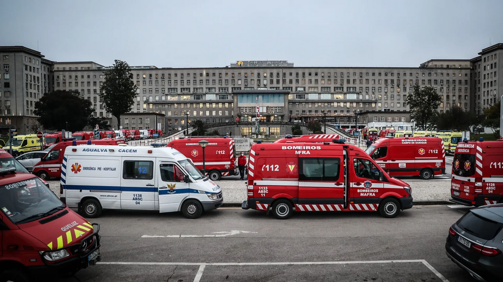 'Task-force' de bombeiros com ambulâncias adicionais na Liga dos Bombeiros