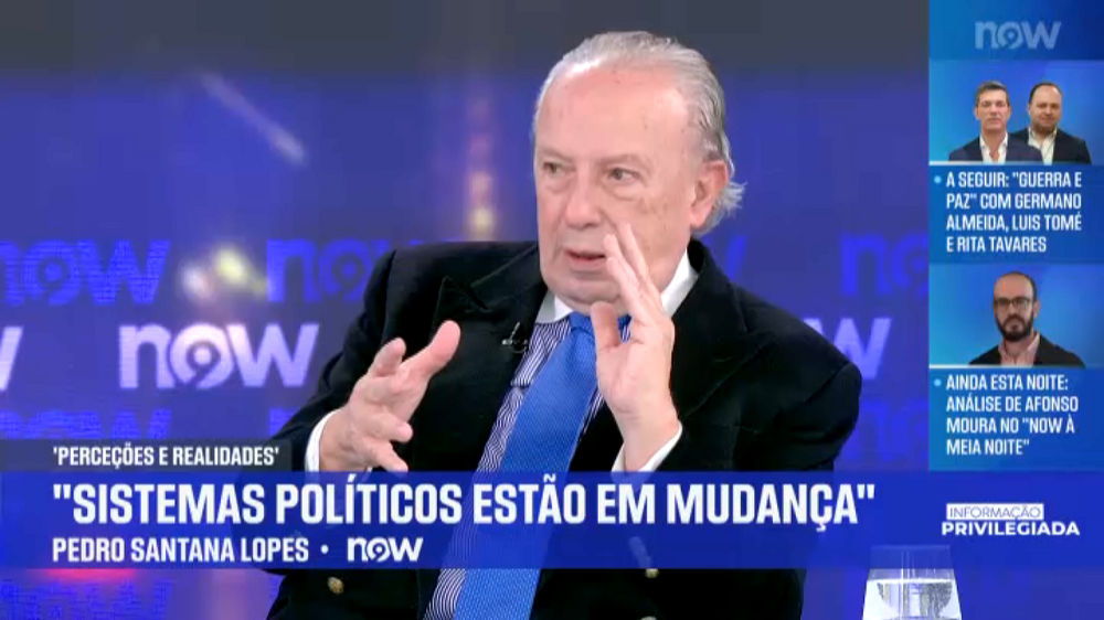 «O sistema político precisa de uma reforma profunda»: Pedro Santana Lopes