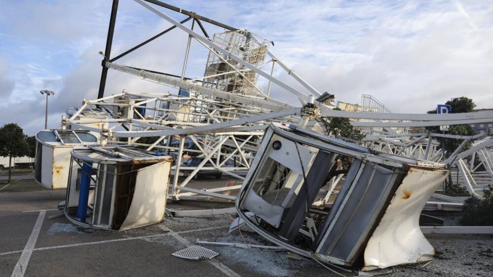 Destruição na Figueira da Foz