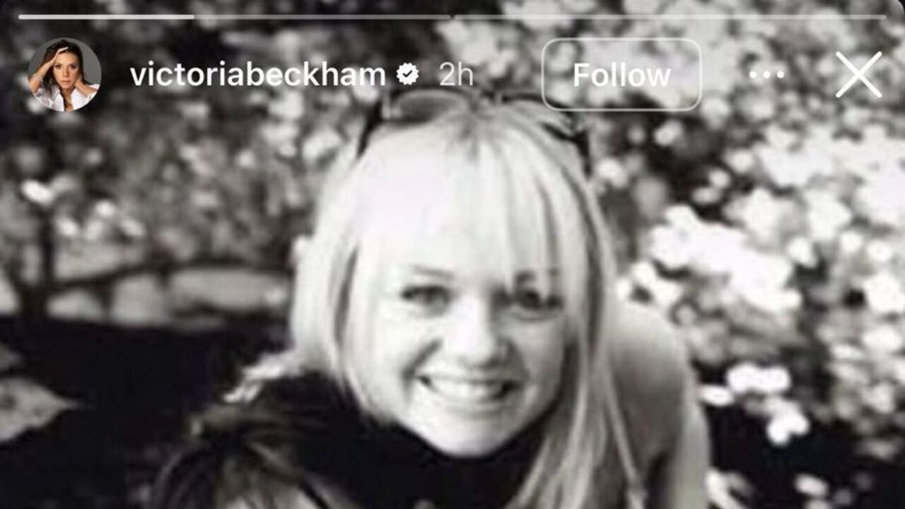 Victoria Beckham assinala aniversário de Emma Bunton com foto das Spice Girls