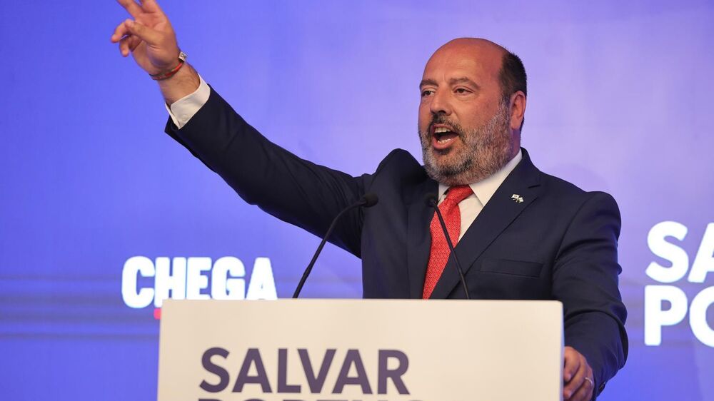 Ventura reconhece derrota nas eleições, mas destaca liderança do Chega na direita