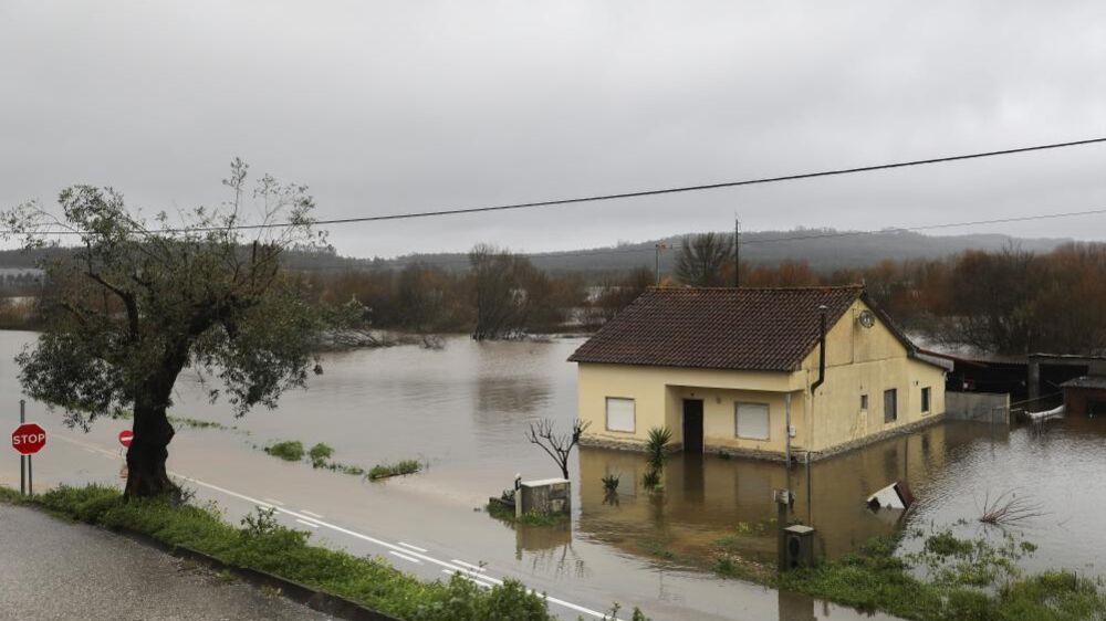Proteção Civil acompanha rotura de dique do Mondego para já 'sem impactos' em povoações