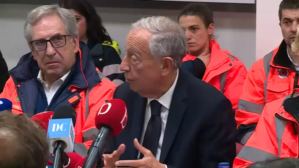 Mau tempo: Presidente da República admite risco de mais roturas 