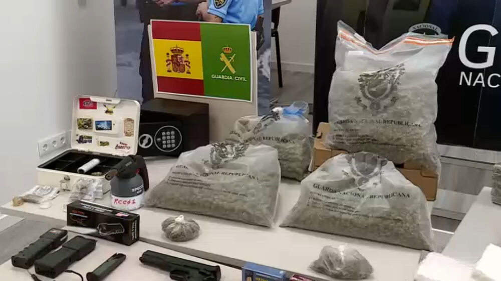 GNR desmantela rede organizada de tráfico de droga em cooperação com Espanha 