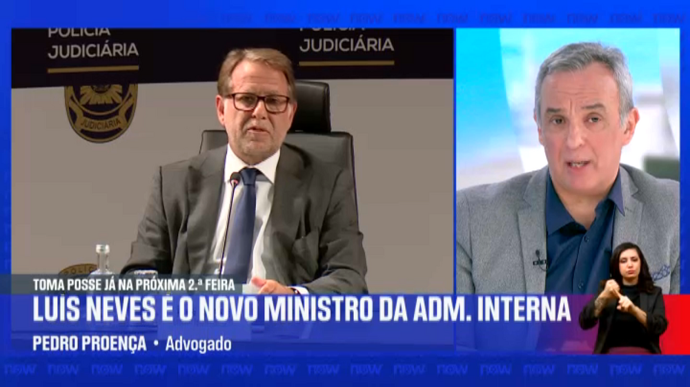 Luís Neves novo MAI: «É uma decisão surpreendente do primeiro-ministro» 