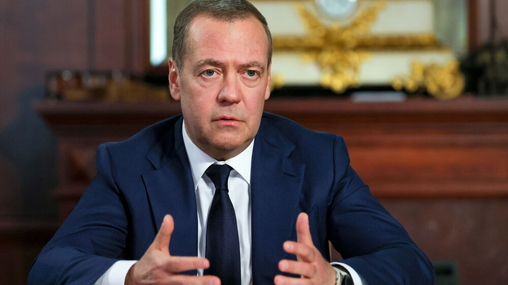 Dmitry Medvedev, vice-presidente do Conselho de Segurança da Rússia