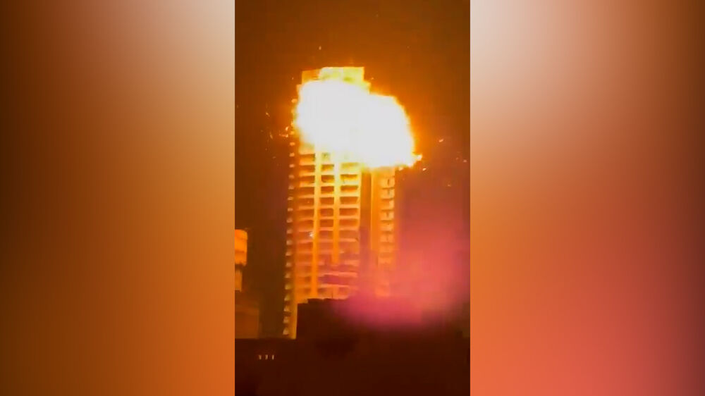 Prédio civil atingido por ataque com míssil no Bahrein