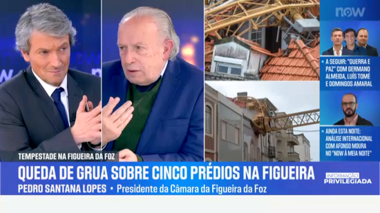 Pedro Santana Lopes defende que excesso de previsão meteorológica leva a desvalorização dos alertas 