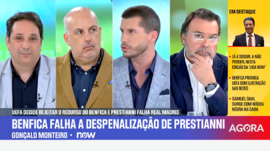 «Se o Benfica ganhar, a decisão sobre Prestianni vai ser definitiva» 
