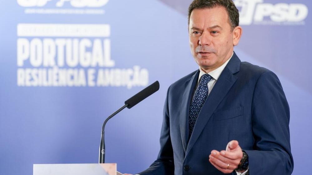 Luís Montenegro nas jornadas parlamentares do PSD