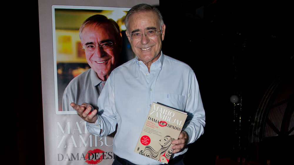 Mário Zambujal no dia em que apresentou o livro livro “A dama de espadas”.