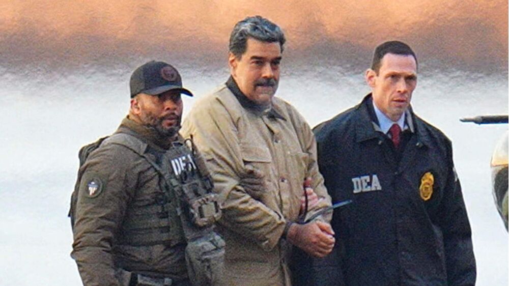 Nicolás Maduro à chegada a Nova Iorque, no início de janeiro, quando foi detido