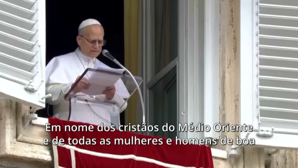 Papa Leão XIV apela ao cessar-fogo no Médio Oriente: 'Milhares de inocentes mortos'