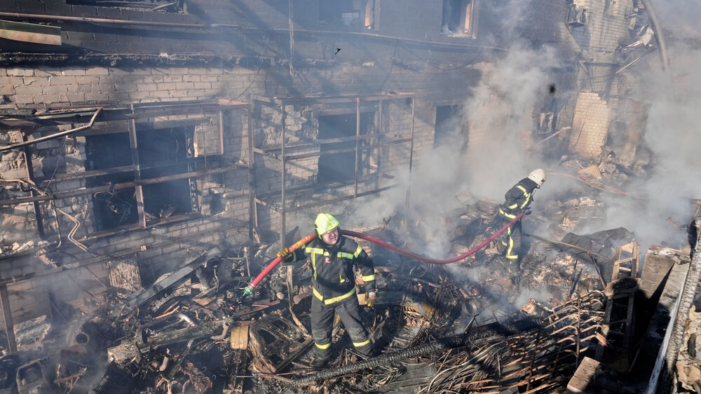Série de explosões no centro de Kiev
