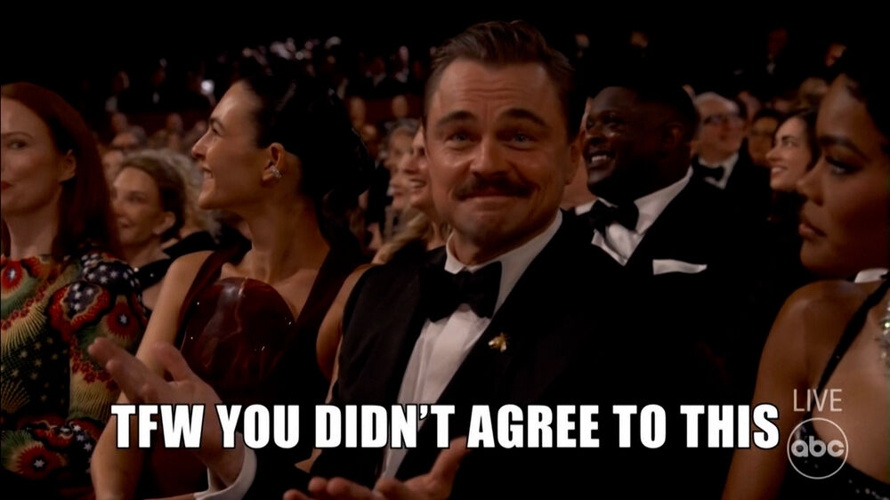 O momento em que é criado um novo ‘meme’ com Leonardo DiCaprio durante a cerimónia dos Óscares