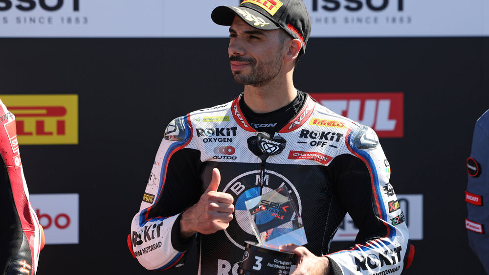 Miguel Oliveira repete terceiro lugar na segunda corrida de Superbikes em Portimão
