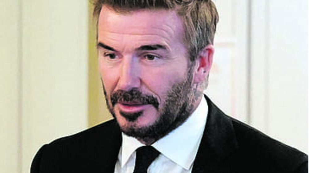 David Beckham foi treinado na seleção inglesa por Eriksson