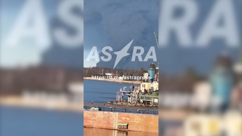 Imagens mostram ataques a portos petrolíferos em território russo