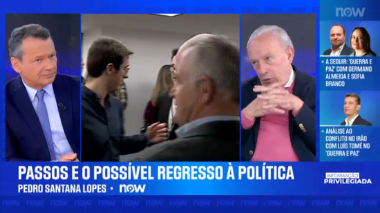 “Parece-me manifesto que Passos Coelho quer voltar a ser primeiro-ministro', diz Pedro Santana Lopes 