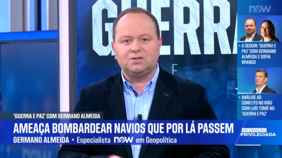 Estreito de Ormuz encerrado: «Vai haver consequências nos mercados se fecho durar alguns dias» 