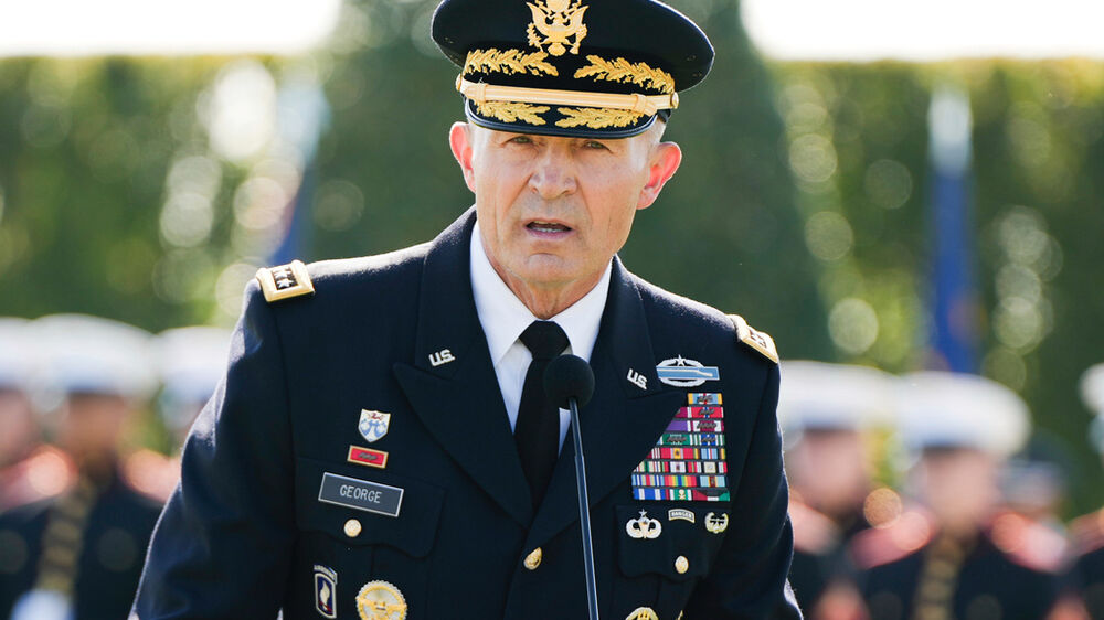 O 41º Chefe do Estado-Maior do Exército dos Estados Unidos, o general Randy George