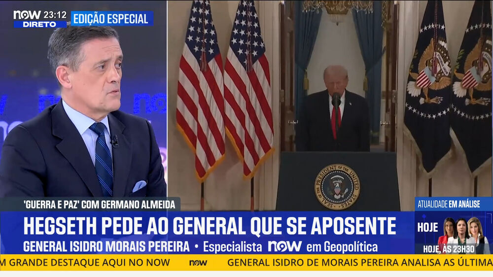 «É um mau sinal substituir um general que é o comandante do exército quando se está numa guerra» 