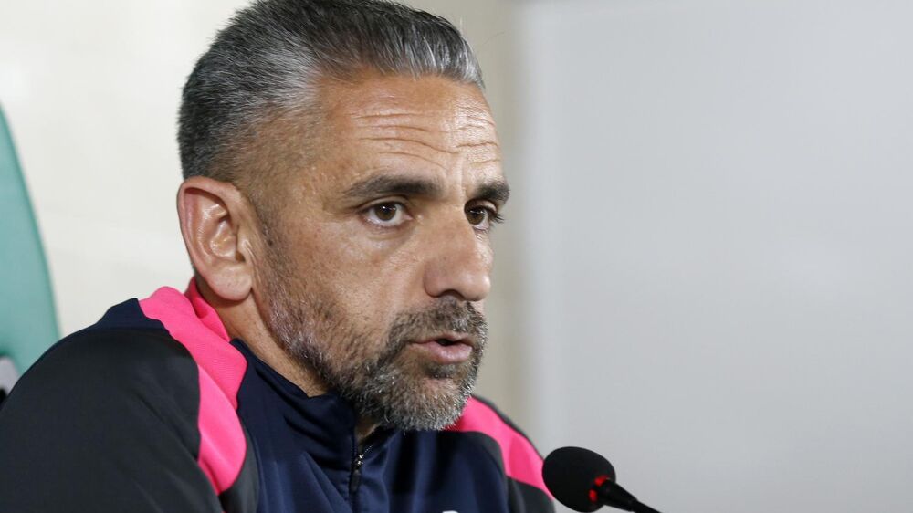 Rúben Amorim, treinador do Sporting, fala antes do jogo contra o Santa Clara