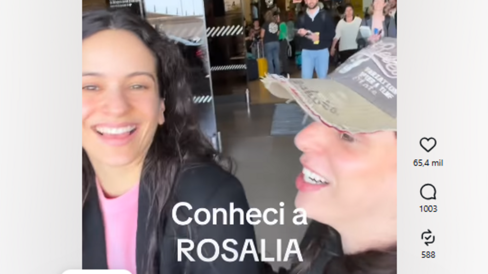 Rosalía já está em Portugal (e cruzou-se com Kiko is Hot)