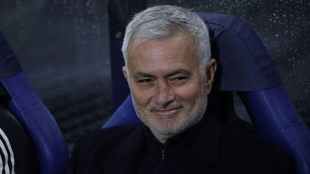 José Mourinho no jogo com o Gil Vicente