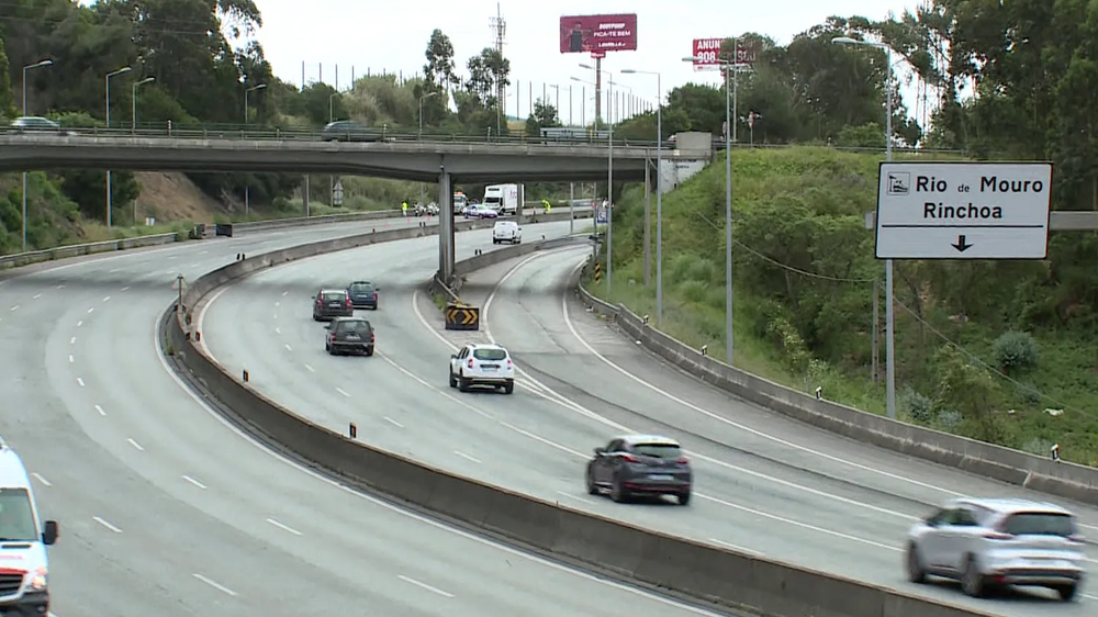 Obras condicionam o trânsito no IC19, entre Lisboa, Amadora e Sintra