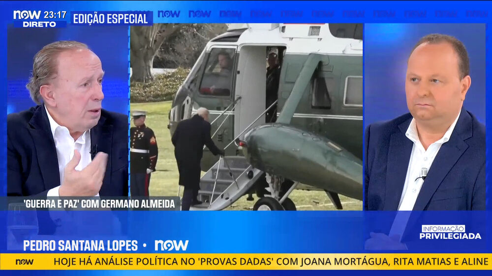 Agressão verbal de Trump ao Papa é “uma vergonha” e “demonstra que não está bem”, diz Pedro Santana Lopes 