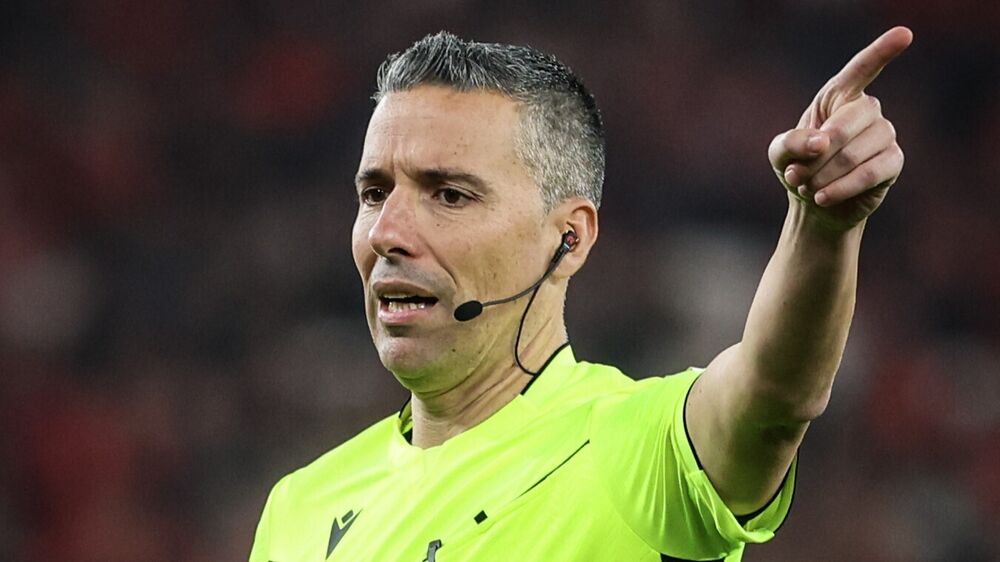 André Narciso apitou o Sporting-Santa Clara