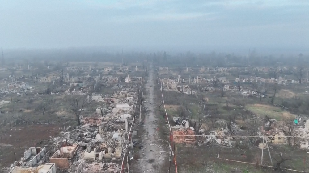 Imagens aéreas mostram devastação da cidade ucraniana de Chasiv Yar após meses de ataques russos  
