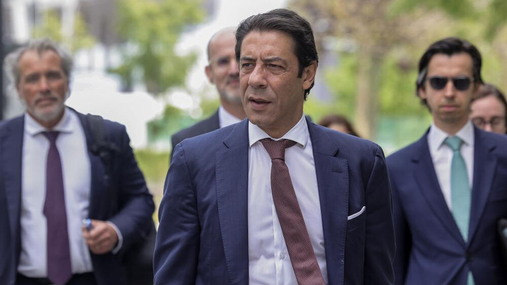 Rui Costa junto ao Campus de Justiça para a leitura da sentença do Processo 'Saco Azul'